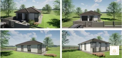 Amerikai stílusú új családi ház eladó Nyíregyházán